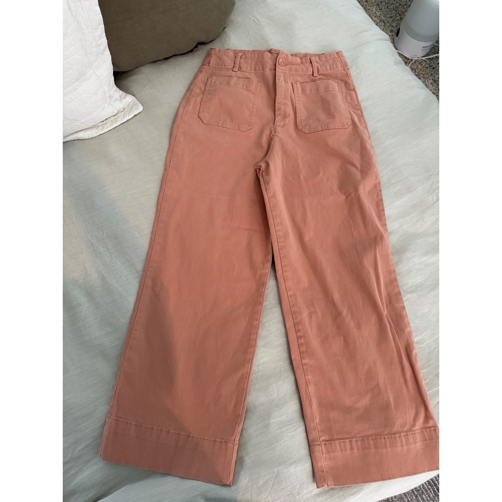 Bagatelle New York‎ Wide Leg Pants Size 8 High Rise Casual Peach